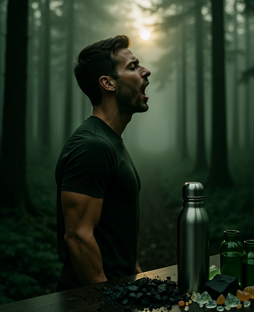 Mann in der Natur